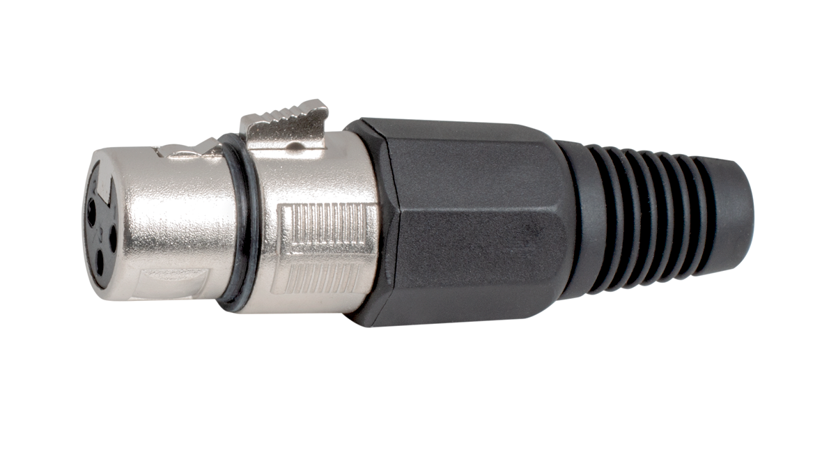 Carson | RP675 | XLR Plug - Female | Nickel Carson | RP675 | XLR Plug - Female | Nickel